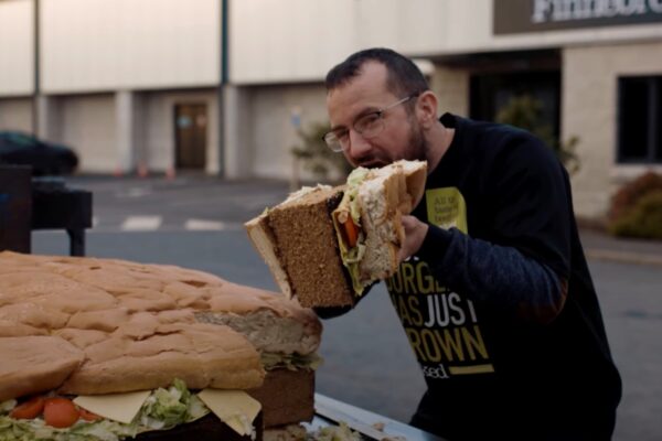 μεγαλύτερο vegan burger στον κόσμο