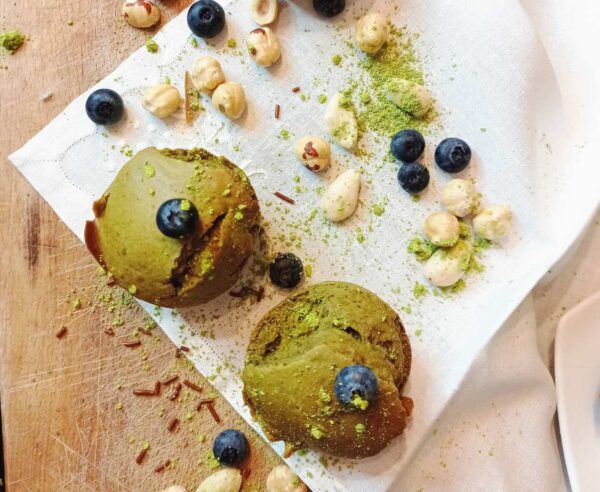 συνταγή για muffin με matcha