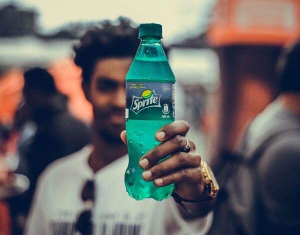 πράσινο μπουκάλι της Sprite