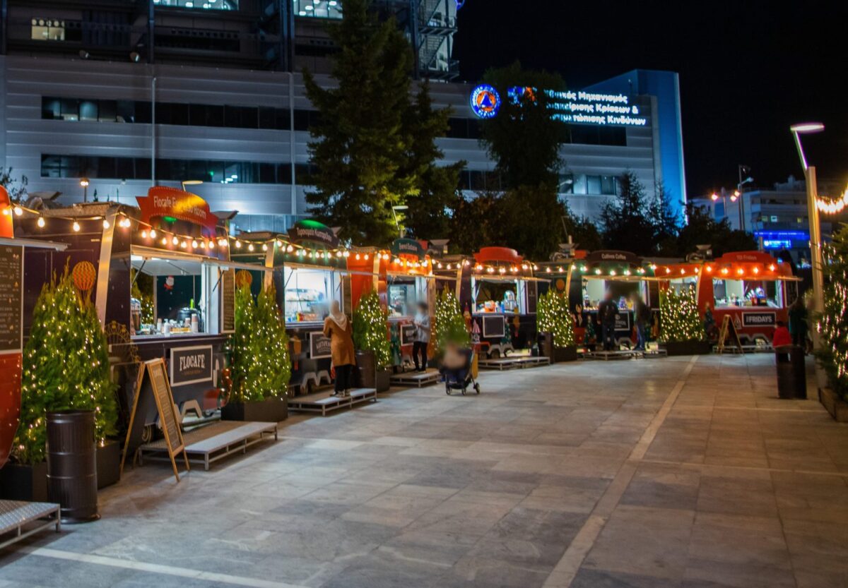 Λαχταριστό street food σε περιμένει στο Christmas Market του Golden Hall