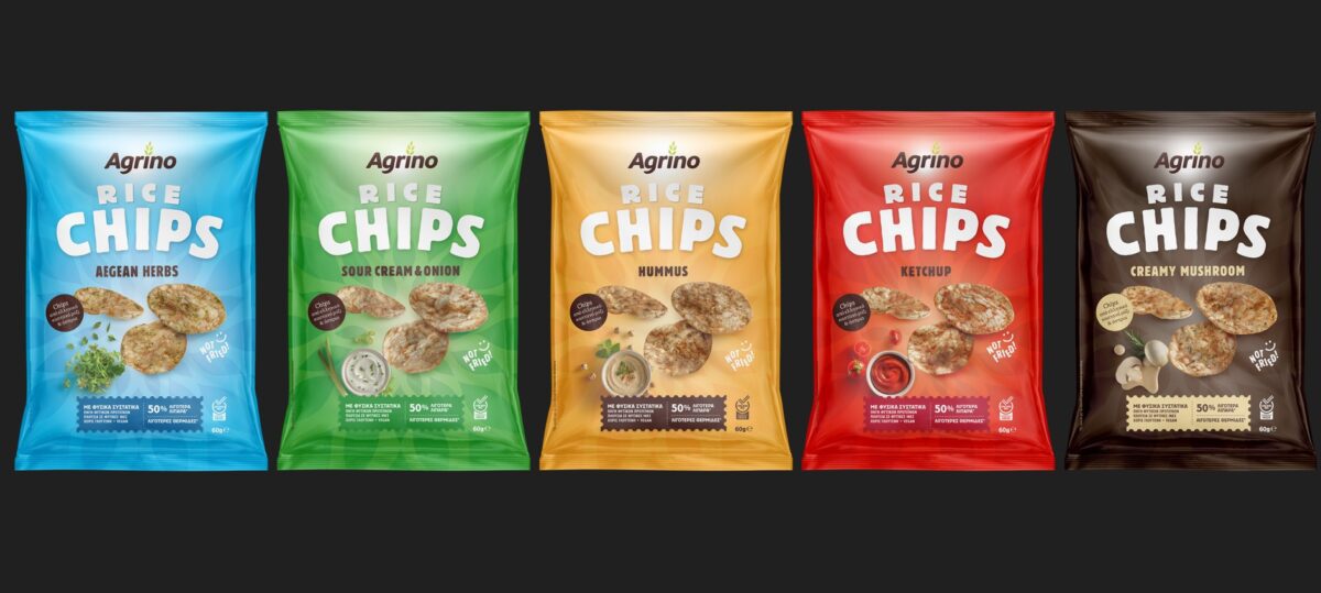Agrino: Λανσάρει τα καινοτόμα σνακς Rice Chips