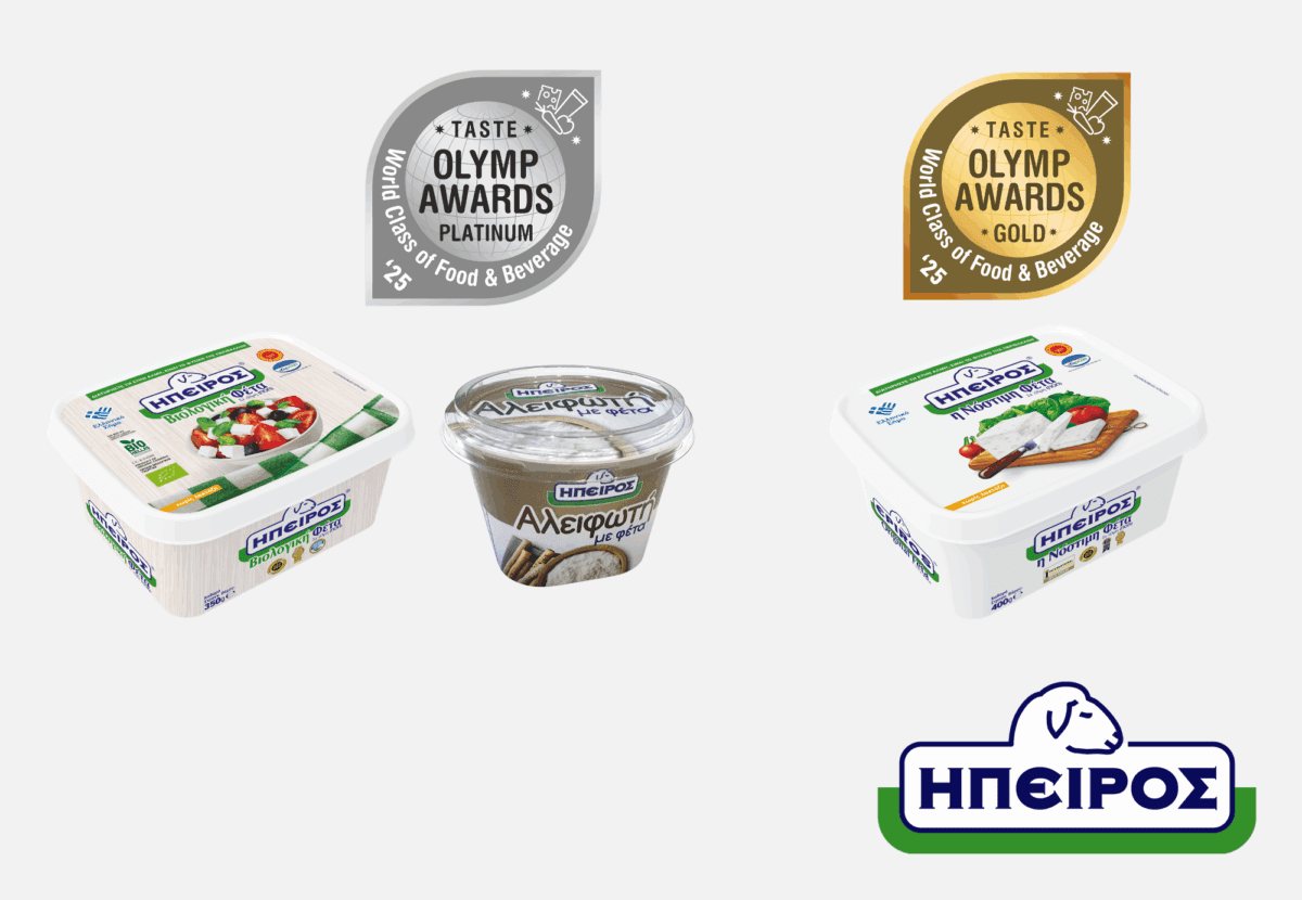 ΗΠΕΙΡΟΣ: Τρία βραβεία γεύσης στα Olymp Taste Awards 2025
