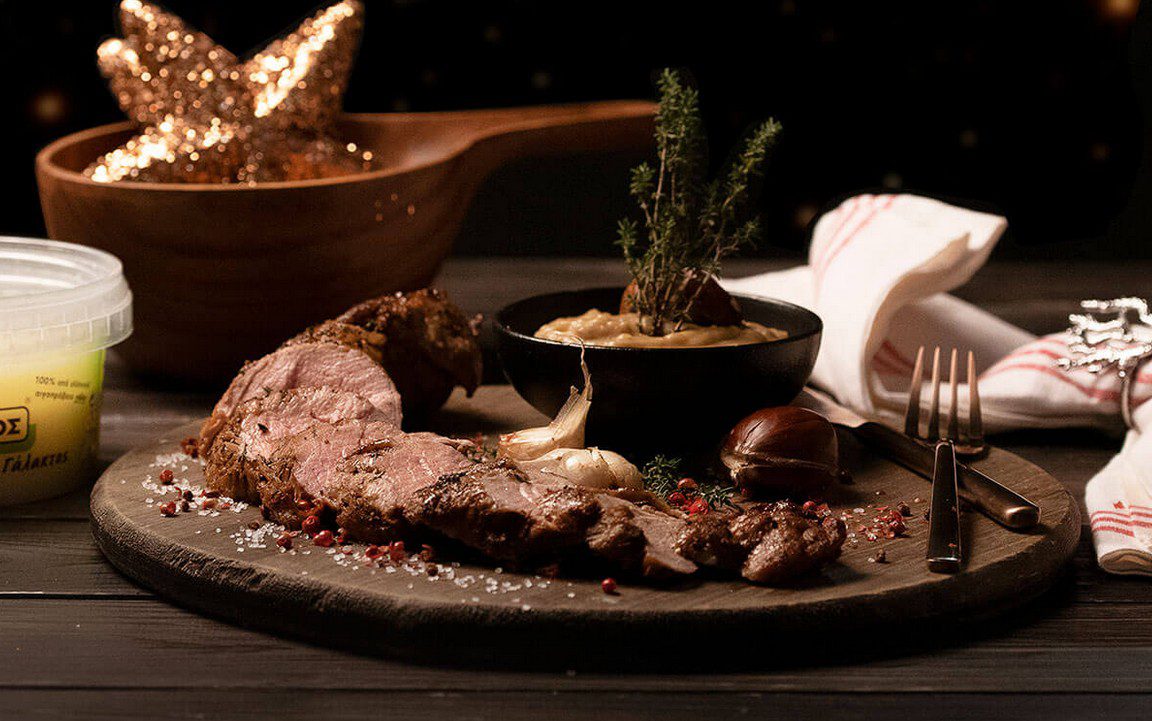 Συνταγή για το γιορτινό τραπέζι: Ψαρονέφρι με πουρέ κάστανο