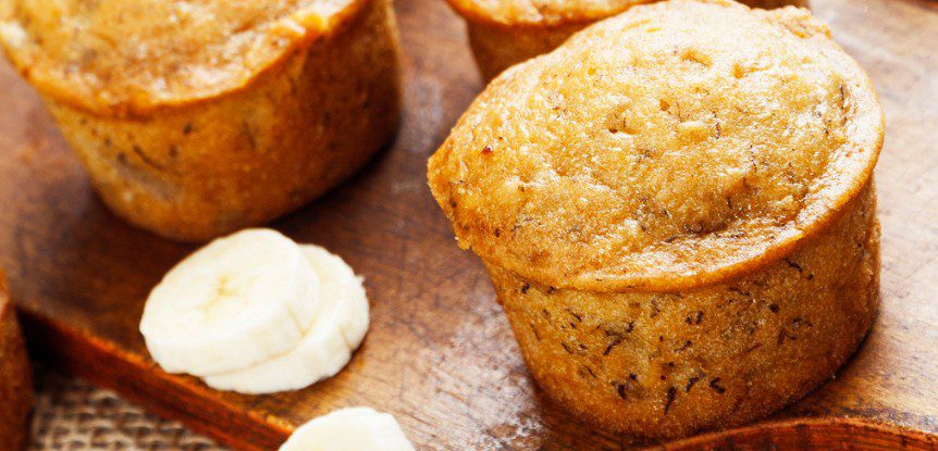 Συνταγή: Υγιεινά muffins μπανάνας χωρίς ζάχαρη και αλεύρι