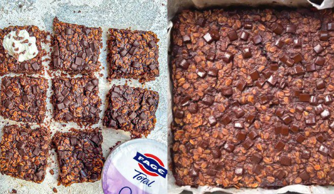 Εύκολη και γρήγορη συνταγή: Σοκολατένιο κέικ με βρώμη και γιαούρτι