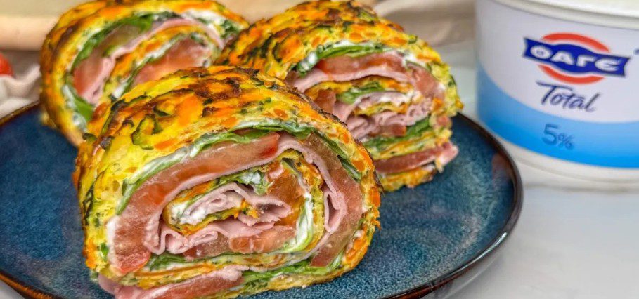 Εύκολη και γρήγορη συνταγή: Ρολάκια λαχανικών με γιαούρτι