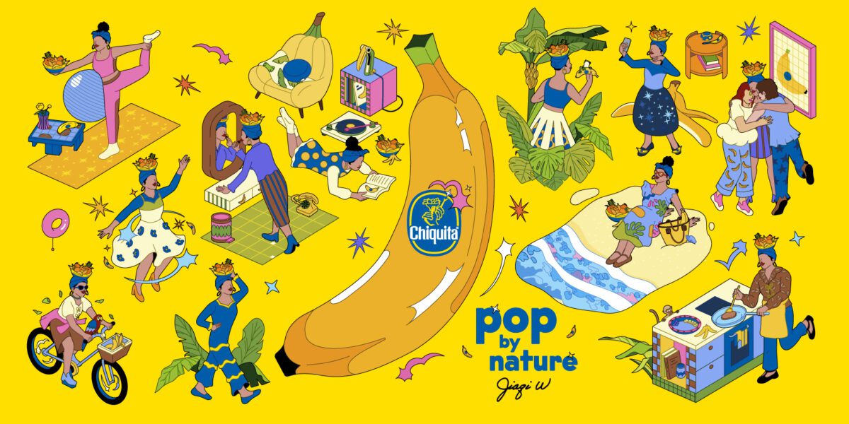 Η καμπάνια “Pop by Nature” της Chiquita συνεχίζεται με νέο χαρούμενο κεφάλαιο