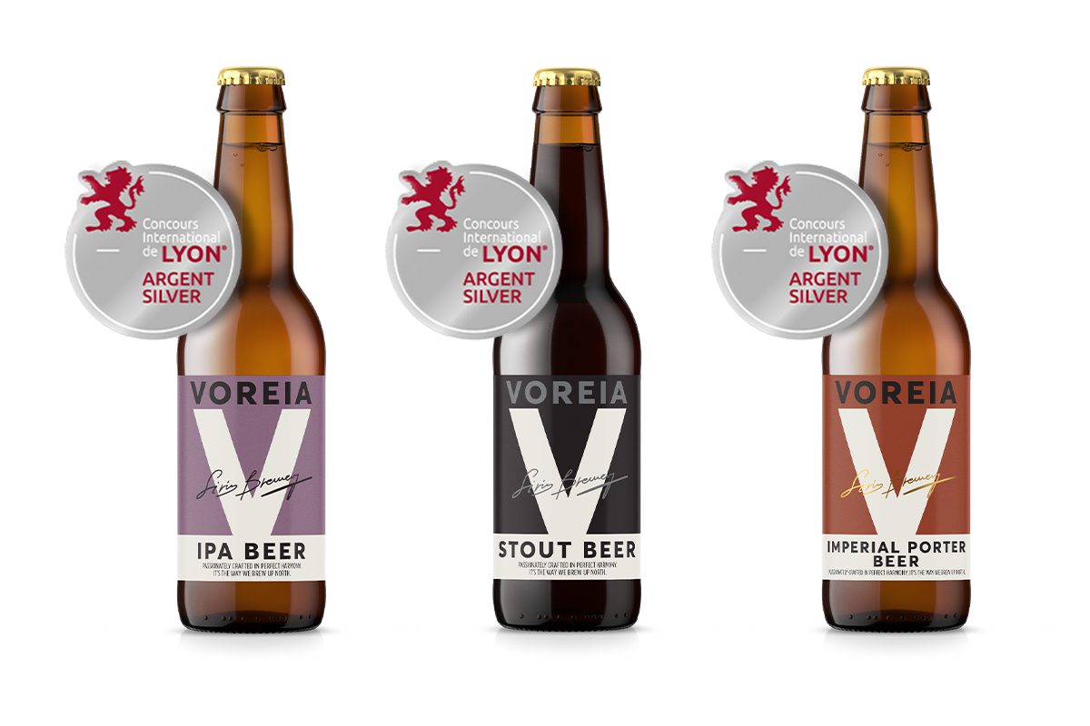 Τριπλή διεθνής διάκριση για την μπύρα Voreia στο διαγωνισμό Concours International de Lyon 2026