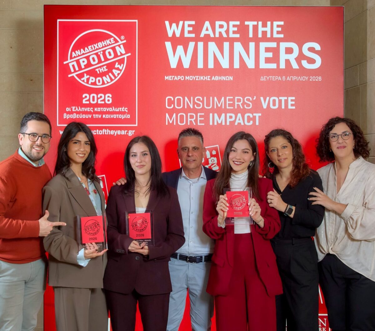 Coca-Cola Τρία Έψιλον: Amita Lemonades, Frulite BOOST και Tsakiris Sticks Cup αναδεικνύονται «Προϊόντα της Χρονιάς 2026»