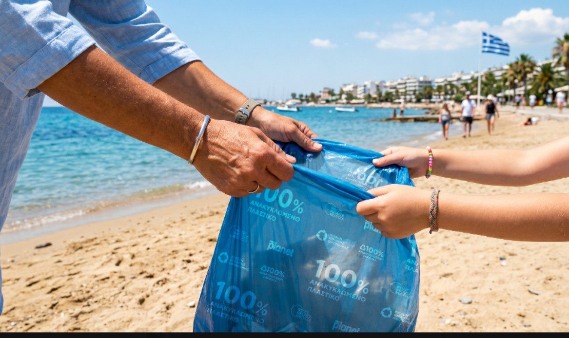 Το MyPlanet φέρνει την πρώτη σακούλα στην Ελλάδα από 100% ανακυκλωμένο πλαστικό 