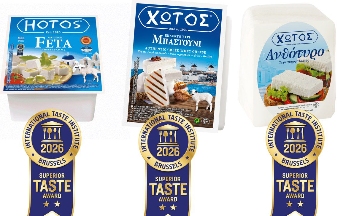 Τριπλή διεθνής διάκριση για την «ΧΩΤΟΣ ΑΒΕΕ» στα Superior Taste Awards 2026